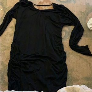 Black Form fitting dress